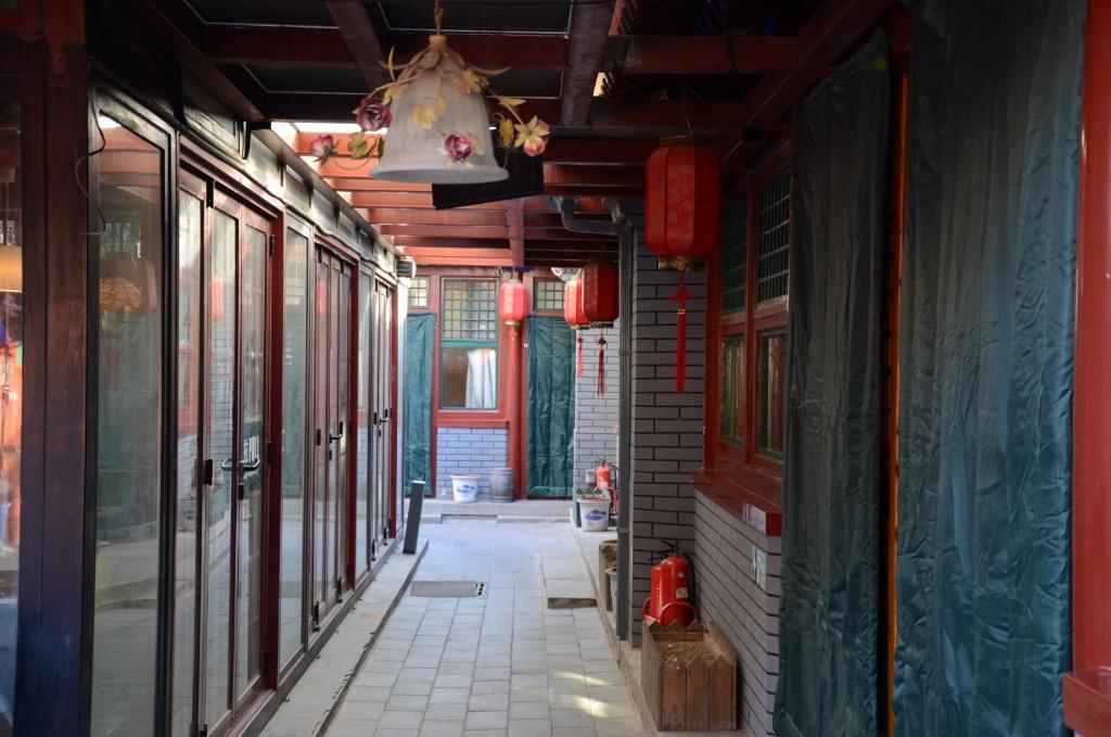 Happy Dragon Courtyard Hostel Peking Exterior foto